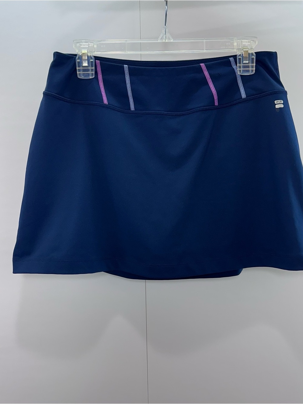 Fila Navy Blue Athletic Skort with Pink Accent Stitching